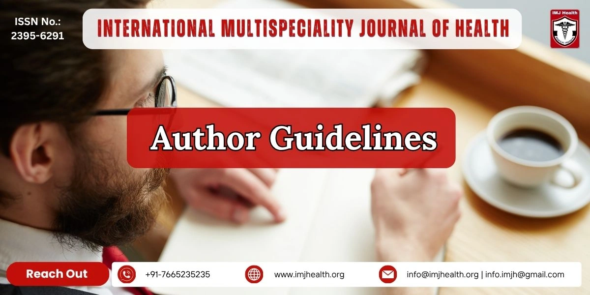 Author Guidelines for International Medical Journal IMJ Health